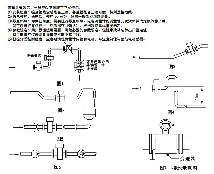 电磁流量计安装要点