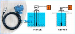 流动与静止水流环境下的投入式液位变送器安装方式