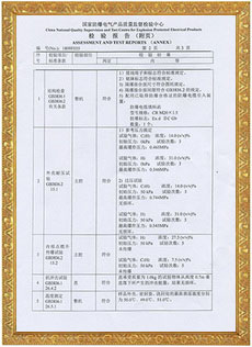 防爆合格证检验证书